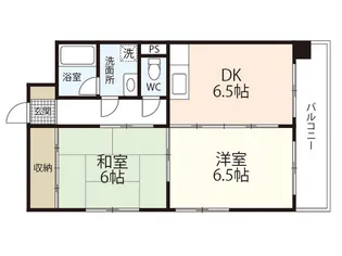 2DKの間取り画像