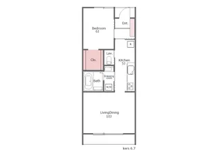 kers【1階】の間取り