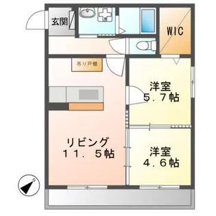 スワン スタイル【3階】の間取り