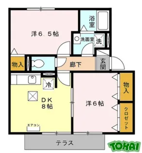 find birdie A【1階】の間取り