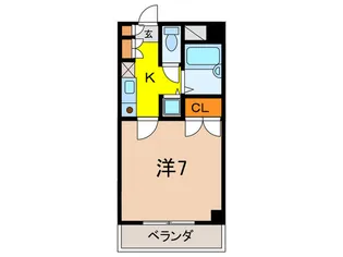 クレール仁川【3階】の間取り