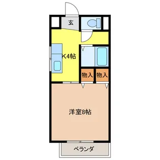 ハピネスMII【2階】の間取り