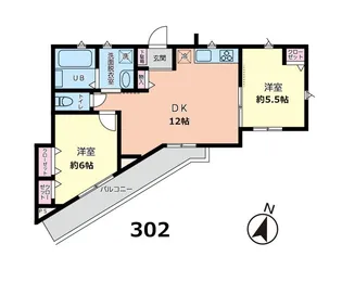 ナラティブ菊名【3階】の間取り