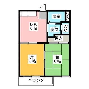 タウニーITO【1階】の間取り