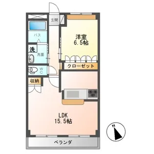 茨城県石岡市東石岡4【マンション】の間取り