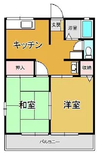 シティハイムエクセレント【1階】の間取り