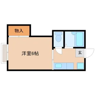 コーポサンライズB棟【2階】の間取り