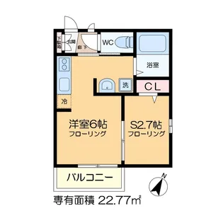 ベル・エポック【1階】の間取り