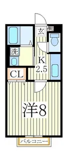 アーベインハイツ【2階】の間取り