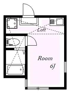 ユナイト桜本マーキュリーストリート【2階】の間取り