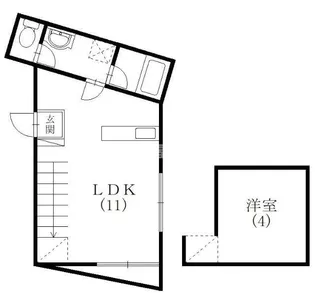 ル・ブルー半田山【2階】の間取り