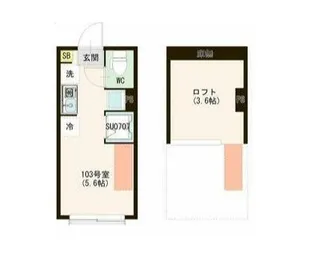 東京都練馬区早宮1【アパート】の間取り