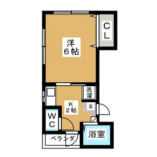 エスポワール藤井【2階】の間取り