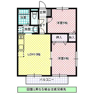 エスペランス【1階】の間取り