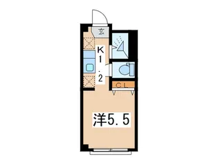 フジビュ-セラミックス【1階】の間取り