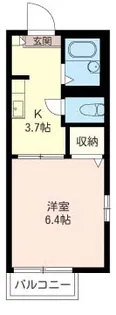 エリゼぐみょう寺【1階】の間取り
