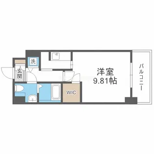 大阪府大阪市北区大淀北2【マンション】の間取り