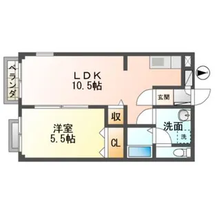 クレアールI・II【2階】の間取り