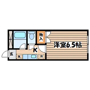 1Kの間取り画像