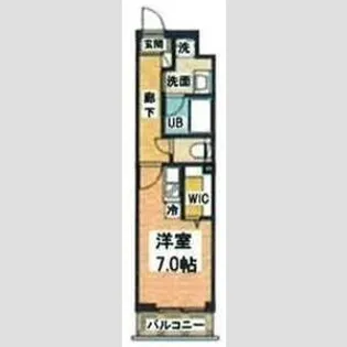 S-FORT船橋海神East【1階】の間取り
