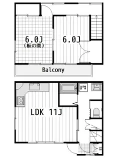千葉県松戸市栗山【一戸建】の間取り