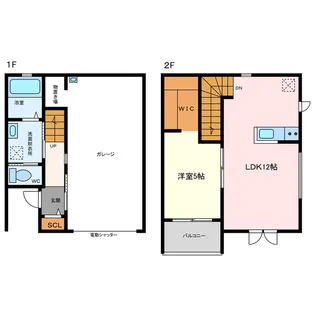 愛知県東海市高横須賀町上池田【一戸建】の間取り