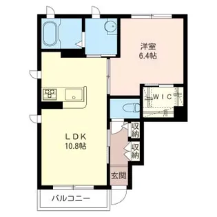 クレセール・リョーナ【1階】の間取り