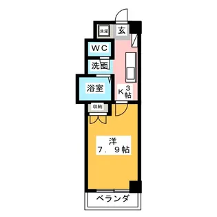 山手ヒルズ【8階】の間取り