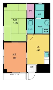 ハイツグローリアス【3階】の間取り