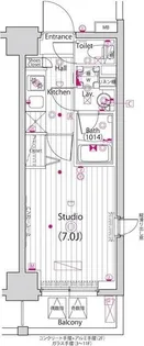 神奈川県横浜市中区弥生町4【マンション】の間取り