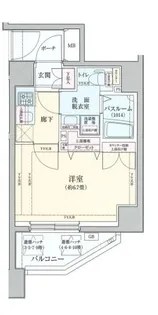 ロアール目黒不動前【3階】の間取り