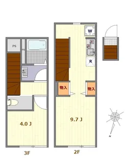 マーレ西巣鴨【2階】の間取り