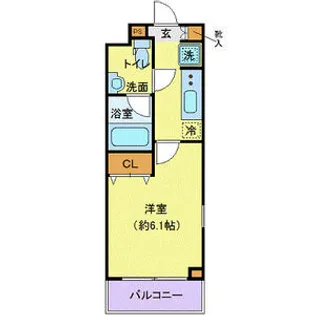プレール・ドゥーク下丸子【2階】の間取り