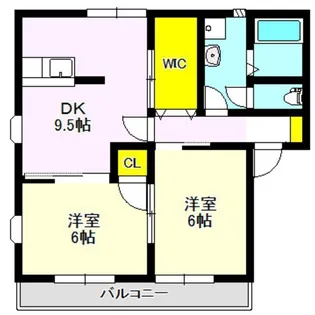 フィオレット【1階】の間取り