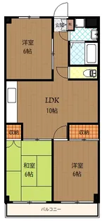 アクティーコーポ【3階】の間取り