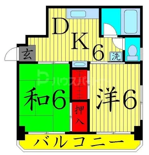 コートアオイ【5階】の間取り