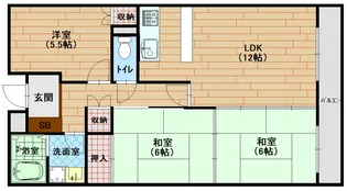 セントエルモスII【2階】の間取り
