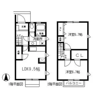 トイズボックス オレンジの間取り