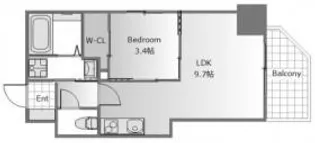 Trail博多【11階】の間取り