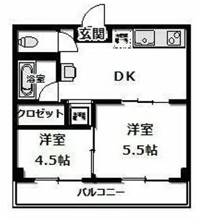 神奈川県横浜市中区山下町【マンション】の間取り