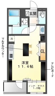 神奈川県小田原市国府津【アパート】の間取り