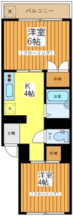 東京都目黒区中町2【マンション】の間取り