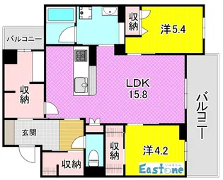 WithPlus天保山公園【3階】の間取り