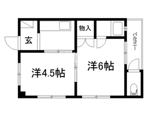 増田第三ハイツ【2階】の間取り