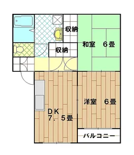 アド・ザックス【2階】の間取り