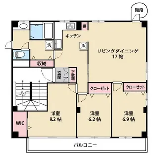 富士見台二丁目ビル【3階】の間取り