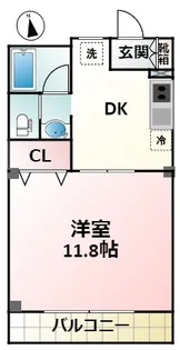 アイ・アイ府中II【1階】の間取り
