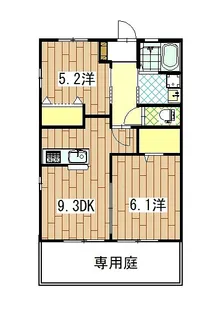 リバーサイド矢口【1階】の間取り