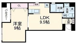 アクシーズグランデ蕨II【6階】の間取り