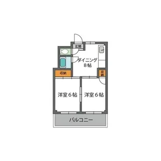 パークハイツかずみ【5階】の間取り